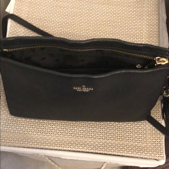 Kate Spade NY purse black boxy shape - Picture 3 of 10
